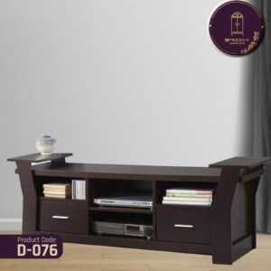 TV Cabinet with Book Storage- Megholota
