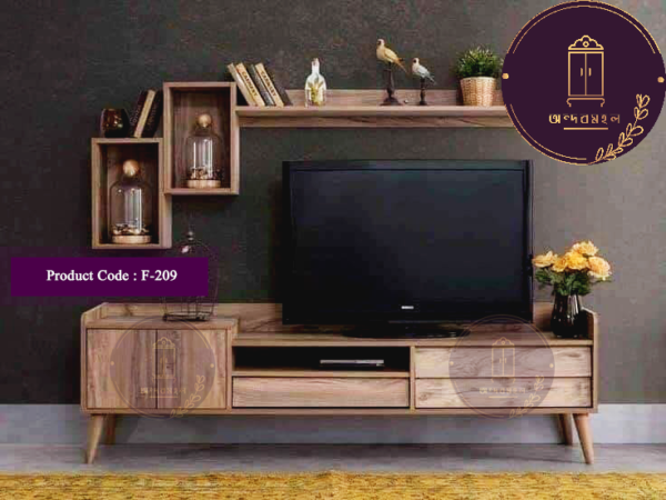 TV Cabinet with wall shelf- Padmaboti