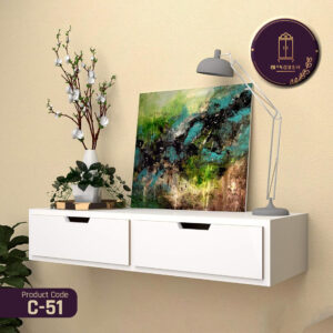 Wall Mounted Showpiece Shelf with Drawer- Gulbahar