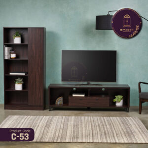 TV Cabinet plus book Shelf- Subornopushpa