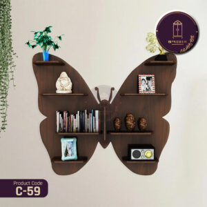 Butterfly Wallshelf- Mollika